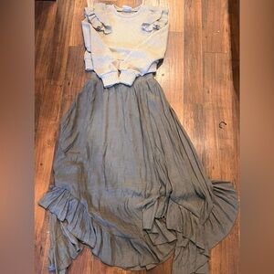 Joyfolie Sweater and Skirt set